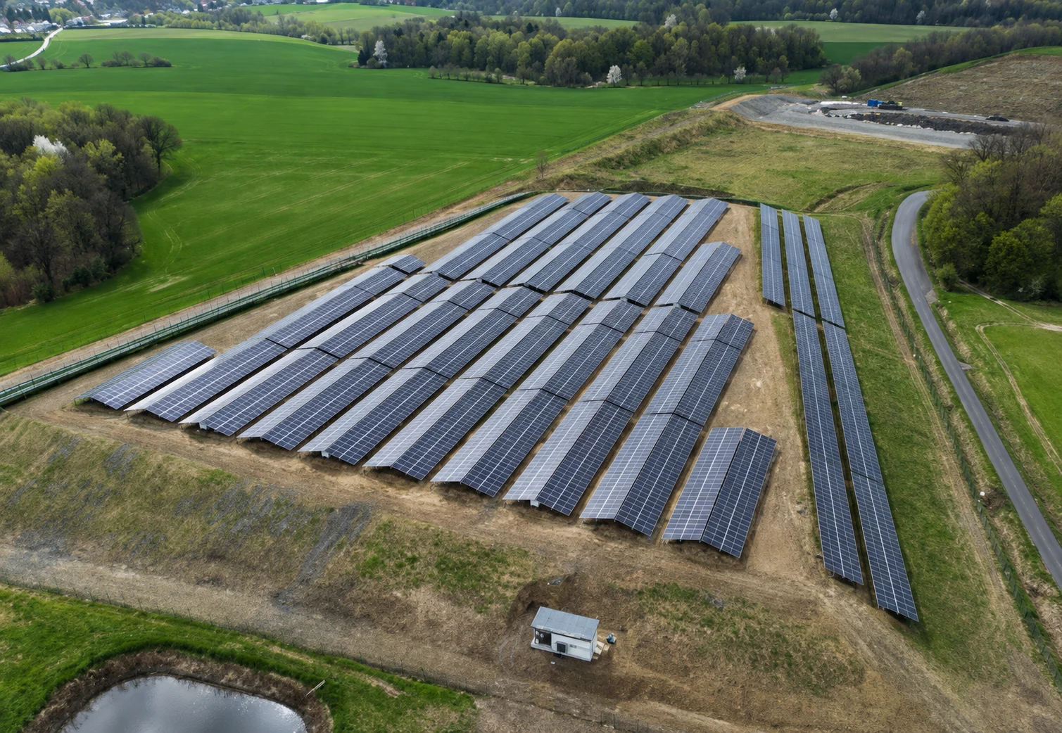 Pozemní FVE 3 299,4 kWp - Markvartovice